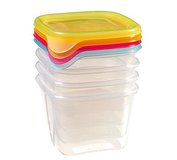 Dózy Curver FreshandGO 4x0.45L,mix,10x10x13cm                                                                                                                                                           