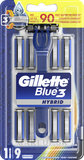 Gillette Blue 3 Hybrid strojček + 9NH                                                                                                                                                                   
