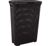 Kôš Curver® STYLE 40L, hnedý, 61x26x44 cm, na bielizeň, prádlo                                                                                                                                          