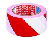 Paska vystraž.PVC červe.-biela 33m Tesa*                                                                                                                                                                