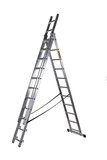 Rebrík Drabest DP 3x09, Alu, EN 131 max. 5.30 m                                                                                                                                                         