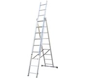 Rebrík Strend Pro,Alu,3x06,EN 131 max.3.71m                                                                                                                                                             