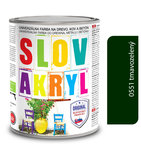 Slovakryl 0551 0,75kg zelená tm.                                                                                                                                                                        