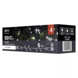 Vianočná reťaz 50LED Classic 5m IP44 studená biela                                                                                                                                                      
