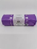 Vrecká do koša HDPE s uchom 60x70cm/60l levanduľa/10ks                                                                                                                                                  