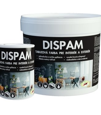 Dispam čierna 0,8kg tabulova farba                                                                                                                                                                      
