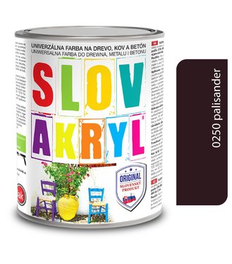 Slovakryl 0250 0,75kg palisander                                                                                                                                                                        