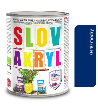 Slovakryl 0440 0,75kg modry                                                                                                                                                                             